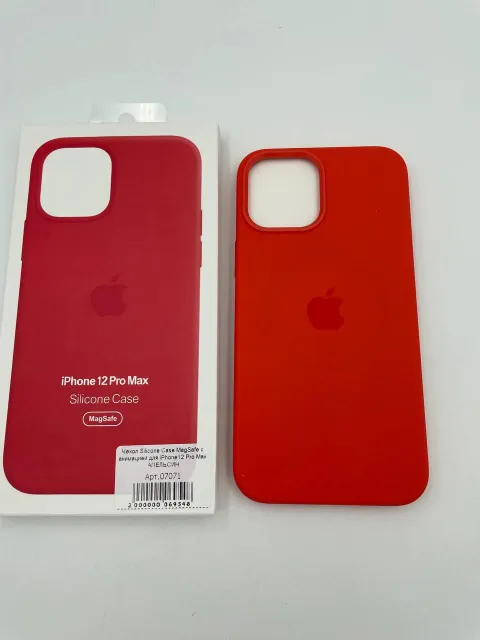 Чехол Silicone Case MagSafe с анимацией для iPhone12 Pro Max АПЕЛЬСИН (№8), для iPhone 12 Pro Max, арт. 07071