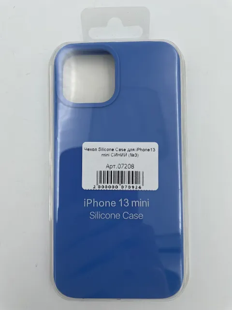 Чехол Silicone Case для iPhone13 mini СИНИЙ (№3), для iPhone 13 mini, арт. 07208