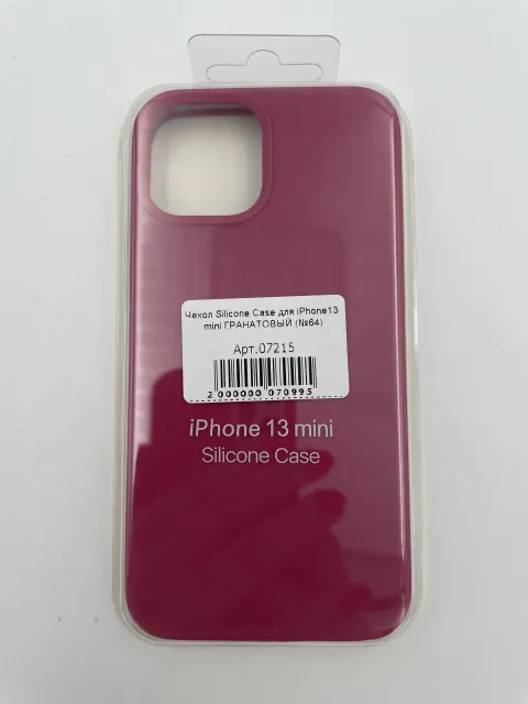 Чехол Silicone Case для iPhone13 mini ГРАНАТОВЫЙ (№64), для iPhone 13 mini, арт. 07215