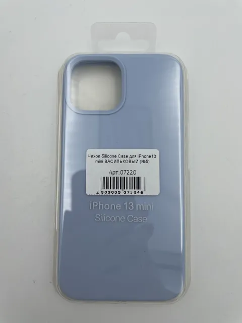 Чехол Silicone Case для iPhone13 mini ВАСИЛЬКОВЫЙ (№5), для iPhone 13 mini, арт. 07220