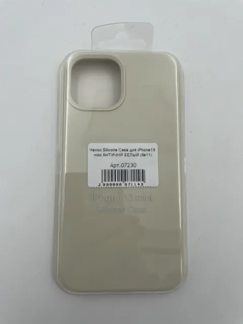 Чехол Silicone Case для iPhone13 mini АНТИЧНЫЙ БЕЛЫЙ (№11), для iPhone 13 mini, арт. 07230
