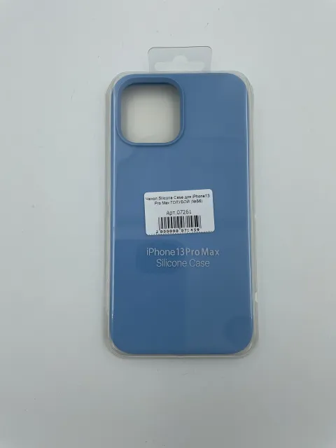 Чехол Silicone Case для iPhone13 Pro Max ГОЛУБОЙ (№56), для iPhone 13 Pro Max, арт. 07261