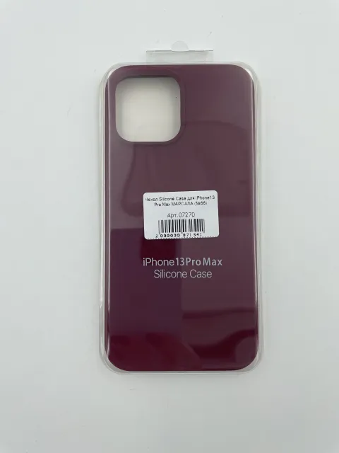 Чехол Silicone Case для iPhone13 Pro Max МАРСАЛА (№66), для iPhone 13 Pro Max, арт. 07270