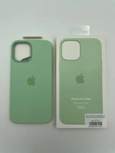 Чехол Silicone Case MagSafe для iPhone12 Pro Max МЯТНЫЙ, для iPhone 12 Pro Max, арт. 07321
