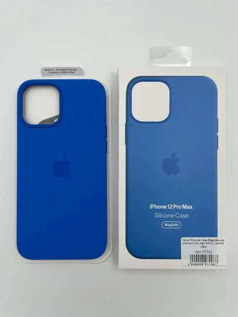 Чехол Silicone Case MagSafe для iPhone12 Pro Max ЯРКО СИНИЙ, для iPhone 12 Pro Max, арт. 07322