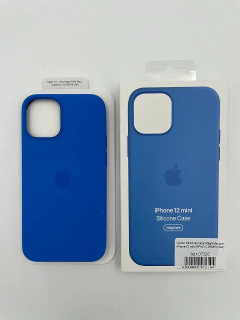 Чехол Silicone Case MagSafe для iPhone12 mini ЯРКО СИНИЙ, для iPhone 12 mini, арт. 07326