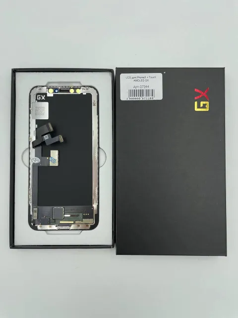LCD для iPhoneX (Hard Touch) AMOLED GX, для iPhone X, арт. 07344