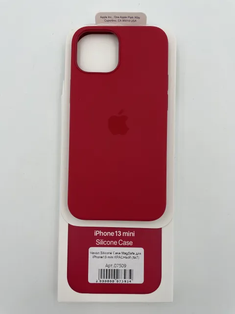 Чехол Silicone Case MagSafe для iPhone13 mini КРАСНЫЙ, для iPhone 13 mini, арт. 07509