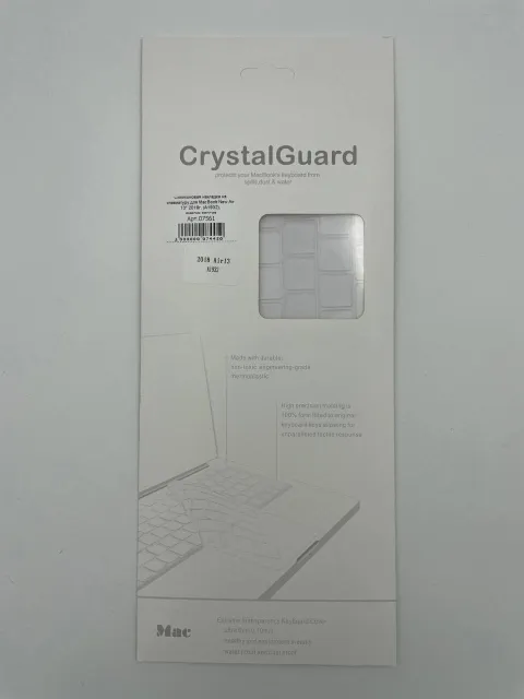 Силикон.накладка на клавиатуру для MacBook New Air 13" 2018г. (А1932), америк.версия, арт. 07561