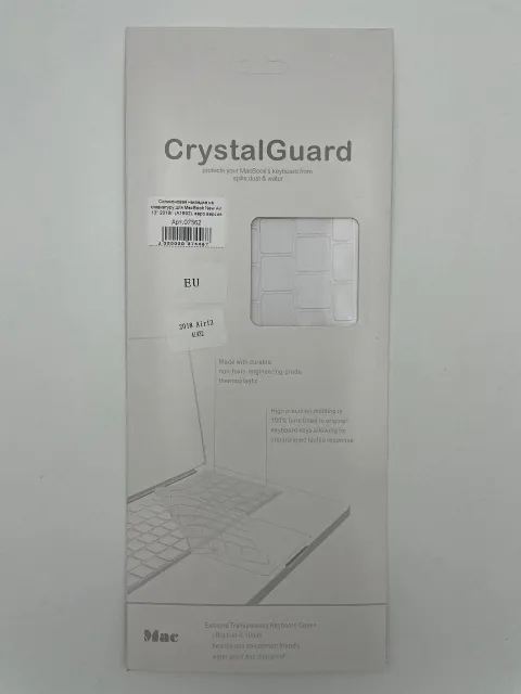 Силикон.накладка на клавиатуру для MacBook New Air 13" 2018г. (А1932), евро версия, арт. 07562