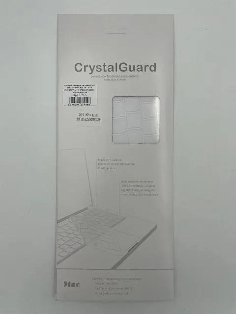 Силикон.накладка на клавиатуру для MacBook Pro 16" 2019 (А2141)/Pro 13" (А2251/А2289), америк.версия, для MacBook Pro 16", MacBook Pro 13", арт. 07565