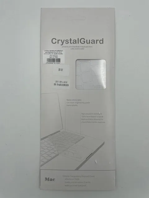 Силикон.накладка на клавиатуру для MacBook Pro 16" 2019 (А2141)/Pro 13" (А2251/А2289), евро версия, для MacBook Pro 16", MacBook Pro 13", арт. 07566