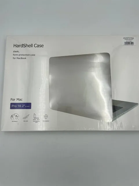 Чехол HardShell Case для MacBook Pro 16.2" (A2485) ПРОЗРАЧНЫЙ №1, для MacBook Pro 16.2", арт. 07669