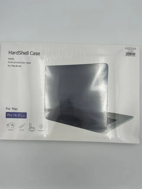 Чехол HardShell Case для MacBook Pro 16.2" (A2485) ЧЕРНЫЙ №2, для MacBook Pro 16.2", арт. 07670