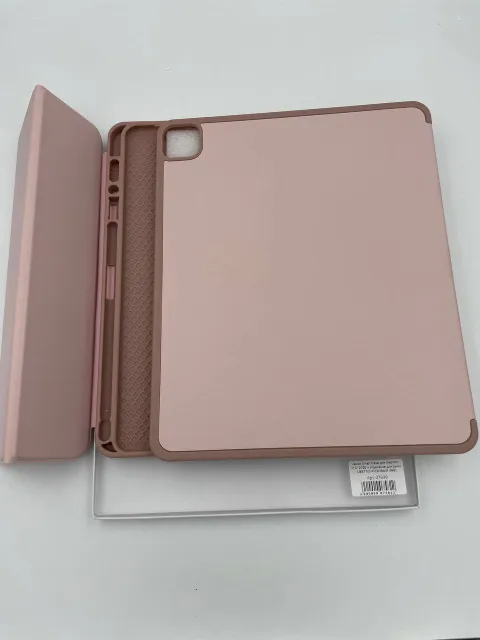Чехол Smart Case для iPad Pro 12.9" 2020 + отделение для ручки СВЕТЛО-РОЗОВЫЙ (№8), для iPad Pro 12.9" 2020, арт. 07699