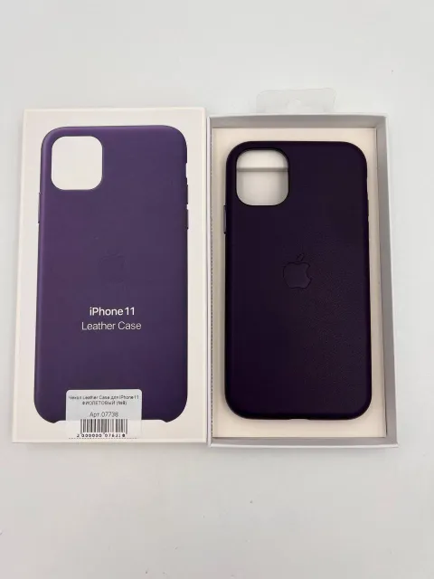 Чехол Leather Case MagSafe для iPhone11 ФИОЛЕТОВЫЙ (№8), для iPhone 11, арт. 07738