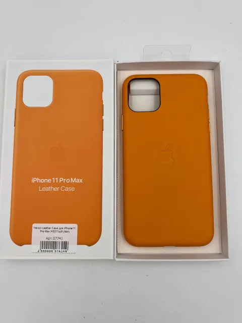 Чехол Leather Case MagSafe для iPhone11 Pro Max ЖЕЛТЫЙ (№4), для iPhone 11 Pro Max, арт. 07741