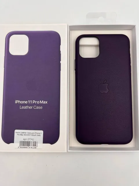 Чехол Leather Case MagSafe для iPhone11 Pro Max ФИОЛЕТОВЫЙ (№8), для iPhone 11 Pro Max, арт. 07742