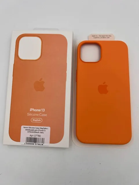 Чехол Silicone Case MagSafe с анимацией для iPhone13 ОРАНЖЕВЫЙ (№7), для iPhone 13, арт. 07780