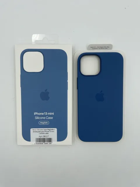 Чехол Silicone Case MagSafe с анимацией для iPhone13 mini СИНИЙ (№6), для iPhone 13 mini, арт. 08127