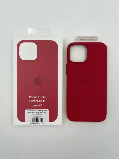 Чехол Silicone Case MagSafe с анимацией для iPhone13 mini КРАСНЫЙ (№4), для iPhone 13 mini, арт. 08129