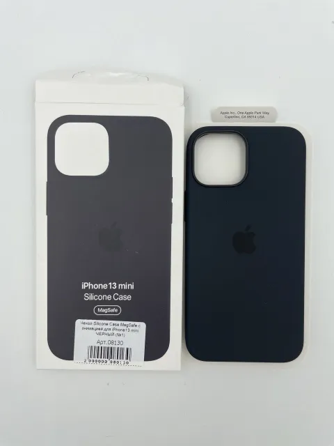Чехол Silicone Case MagSafe с анимацией для iPhone13 mini ЧЕРНЫЙ (№1), для iPhone 13 mini, арт. 08130