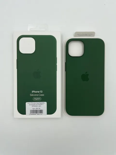 Чехол Silicone Case MagSafe с анимацией для iPhone13 ЗЕЛЕНЫЙ (№5), для iPhone 13, арт. 08136