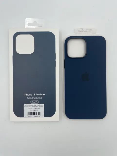 Чехол Silicone Case MagSafe с анимацией для iPhone13 Pro Max ТЕМНО-СИНИЙ (№3), для iPhone 13 Pro Max, арт. 08151