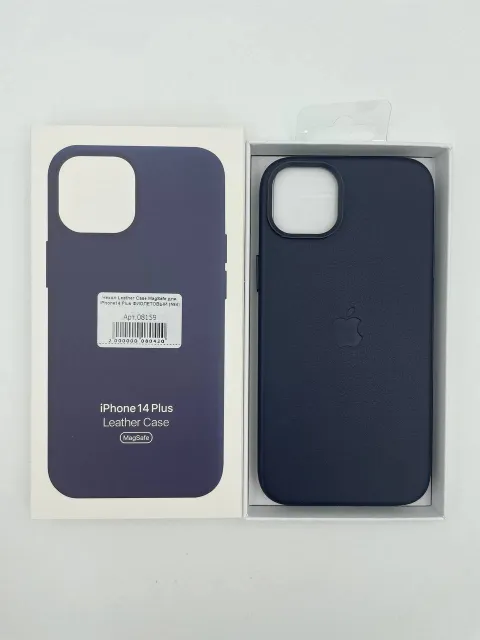 Чехол Leather Case MagSafe с анимацией для iPhone14 Plus ФИОЛЕТОВЫЙ (№4), для iPhone 14 Plus, арт. 08159
