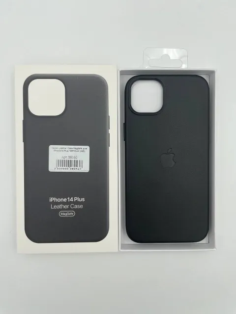 Чехол Leather Case MagSafe с анимацией для iPhone14 Plus ЧЕРНЫЙ (№5), для iPhone 14 Plus, арт. 08160