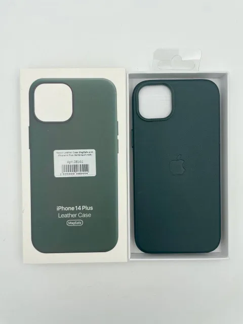 Чехол Leather Case MagSafe с анимацией для iPhone14 Plus ЗЕЛЕНЫЙ (№6), для iPhone 14 Plus, арт. 08161