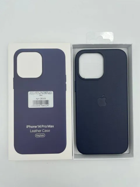 Чехол Leather Case MagSafe с анимацией для iPhone14 Pro Max ФИОЛЕТОВЫЙ (№4), для iPhone 14 Pro Max, арт. 08169