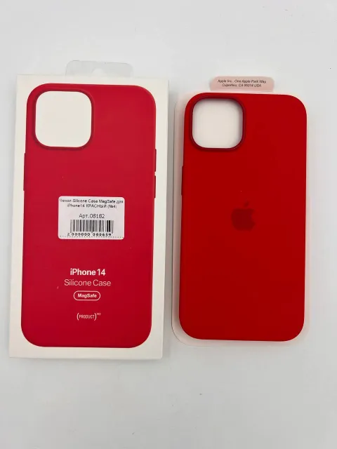 Чехол Silicone Case MagSafe с анимацией для iPhone14 КРАСНЫЙ (№4), для iPhone 14, арт. 08182
