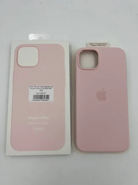 Чехол Silicone Case MagSafe с анимацией для iPhone14 Plus РОЗОВЫЙ МЕЛ (№3), для iPhone14 Plus, арт. 08197