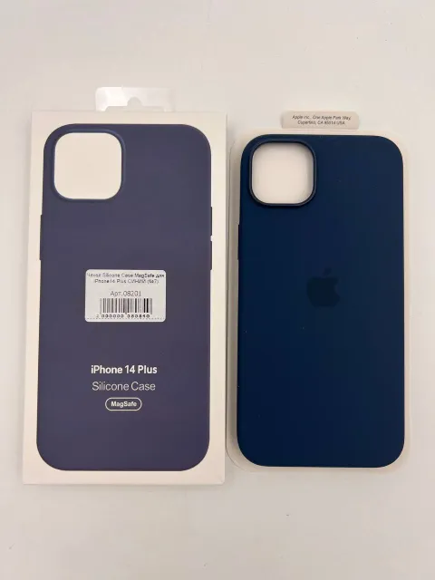 Чехол Silicone Case MagSafe с анимацией для iPhone14 Plus СИНИЙ (№7), для iPhone14 Plus, арт. 08201