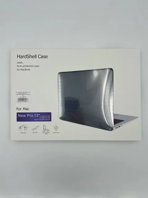 Чехол HardShell Case КАРБОН для MacBook New Pro 13" (A1706/A1708/A1989/A2159) СИНИЙ №4, для MacBook New Pro 13", арт. 08215