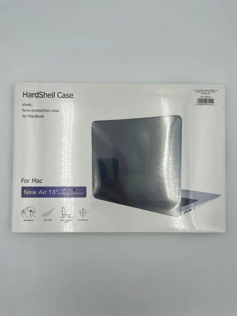 Чехол HardShell Case КАРБОН для MacBook New Air 13" (A1932) ЧЕРНЫЙ №2, для MacBook New Air 13", арт. 08218