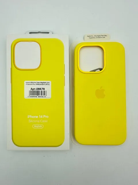 Чехол Silicone Case MagSafe с анимацией для iPhone14 Pro ЛИМОННЫЙ (№12), для iPhone14 Pro, арт. 08678