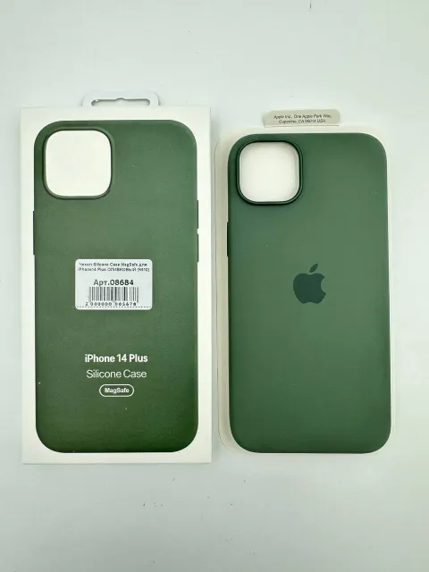 Чехол Silicone Case MagSafe с анимацией для iPhone14 Plus ОЛИВКОВЫЙ (№10), для iPhone14 Plus, арт. 08684