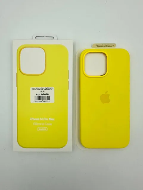 Чехол Silicone Case MagSafe с анимацией для iPhone14 Pro Max ЛИМОННЫЙ (№12), для iPhone14 Pro Max, арт. 08688