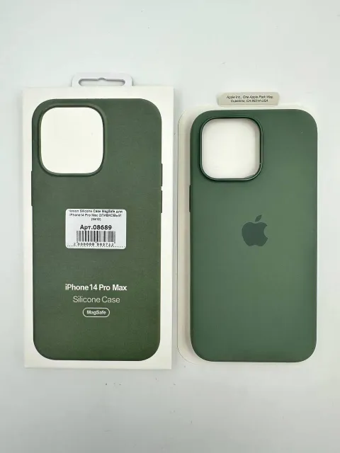 Чехол Silicone Case MagSafe с анимацией для iPhone14 Pro Max ОЛИВКОВЫЙ (№10), для iPhone14 Pro Max, арт. 08689