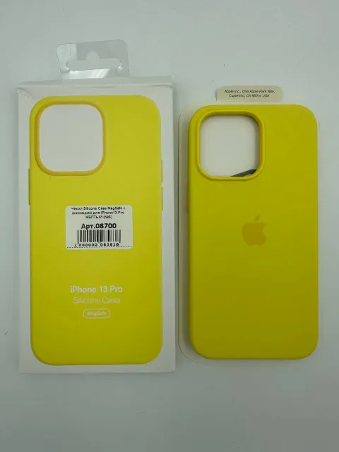 Чехол Silicone Case MagSafe с анимацией для iPhone13 Pro ЖЕЛТЫЙ (№5), для iPhone 13 Pro, арт. 08700