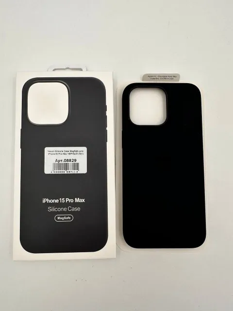 Чехол Silicone Case MagSafe с анимацией для iPhone15 Pro Max ЧЕРНЫЙ (№1), для iPhone 15 Pro Max, арт. 08829