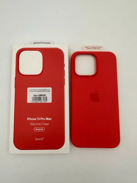 Чехол Silicone Case MagSafe с анимацией для iPhone15 Pro Max КРАСНЫЙ (№8), для iPhone 15 Pro Max, арт. 08836
