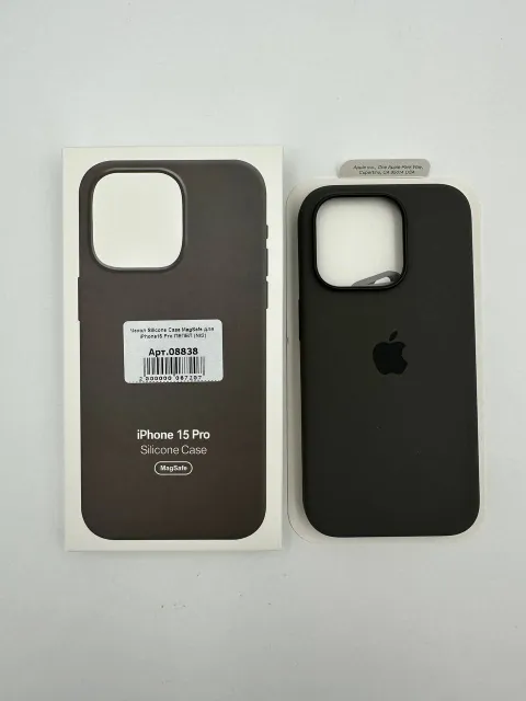 Чехол Silicone Case MagSafe с анимацией для iPhone15 Pro ПЕПЕЛ (№2), для iPhone 15 Pro, арт. 08838