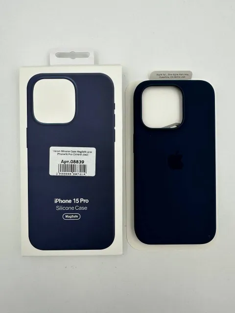 Чехол Silicone Case MagSafe с анимацией для iPhone15 Pro СИНИЙ (№3), для iPhone 15 Pro, арт. 08839
