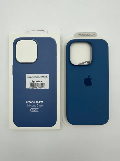 Чехол Silicone Case MagSafe с анимацией для iPhone15 Pro СВЕТЛО-СИНИЙ (№4), для iPhone 15 Pro, арт. 08840