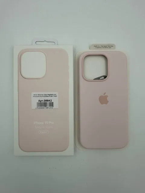 Чехол Silicone Case MagSafe с анимацией для iPhone15 Pro РОЗОВЫЙ МЕЛ (№6), для iPhone 15 Pro, арт. 08842