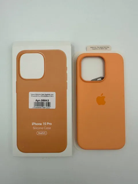 Чехол Silicone Case MagSafe с анимацией для iPhone15 Pro ОРАНЖЕВЫЙ (№7), для iPhone 15 Pro, арт. 08843