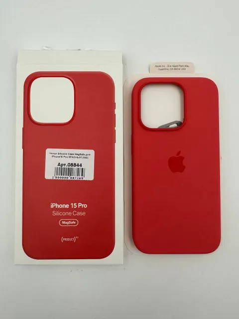 Чехол Silicone Case MagSafe с анимацией для iPhone15 Pro КРАСНЫЙ (№8), для iPhone 15 Pro, арт. 08844